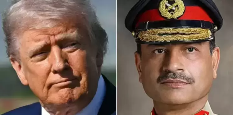 قائد الجيش الباكستاني و ترامب