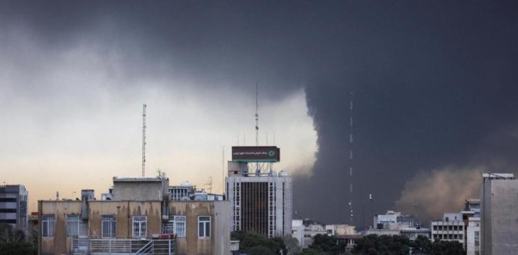 سماء طهران بعد القصف 2.jpeg