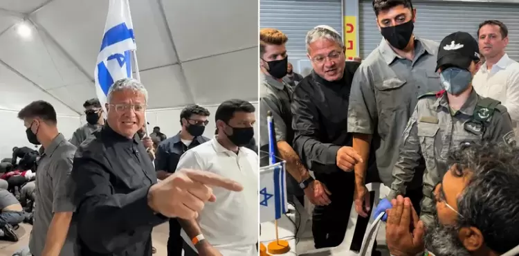 بن غفير ينكل بأفراد من اسطول الصمود.webp