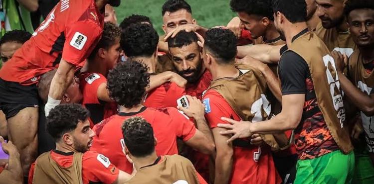فرحة لاعبو مصر بالفوز