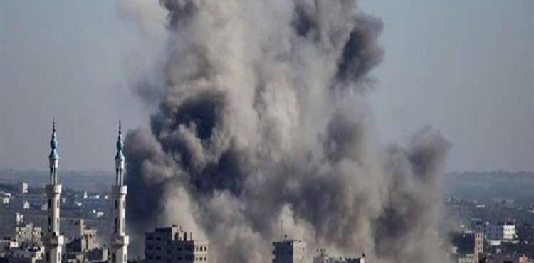 قصف غزة