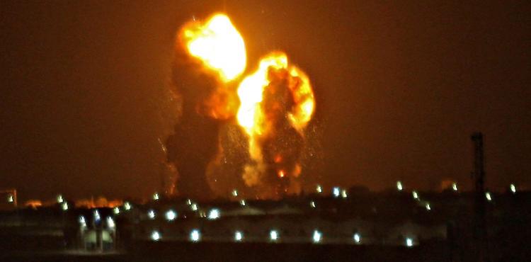 قصف على غزة