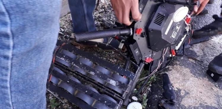 فلسطينيون يسقطون طائرة مسيرة لجيش الاحتلالب كفر قدوم.jpg