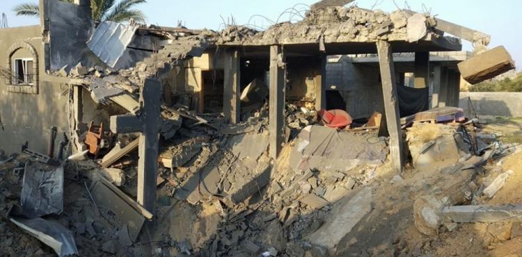 منازل مدمرة خلال العدوان الأخير على غزة
