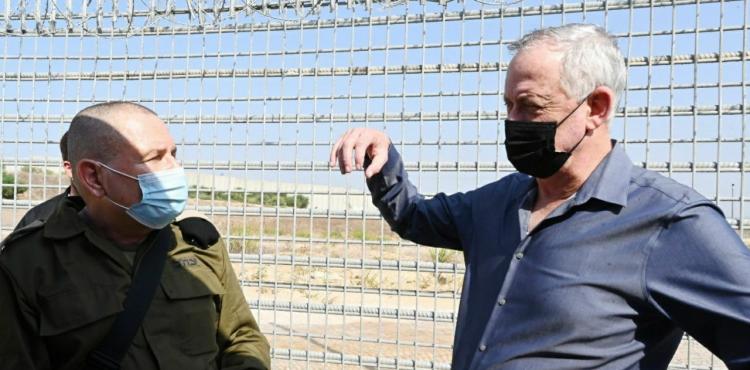 غانتس مع فرقة غزة