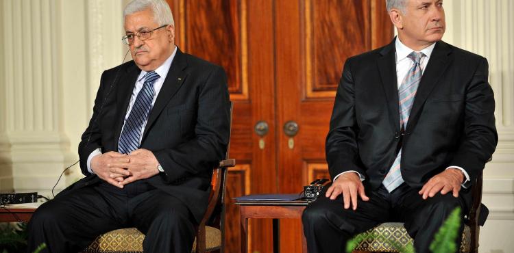 بنيامين نتنياهو ومحمود عباس