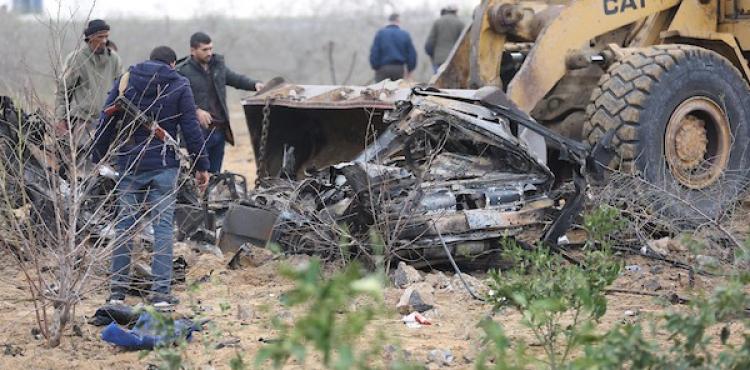 صورة من عملية أمس بخانيونس