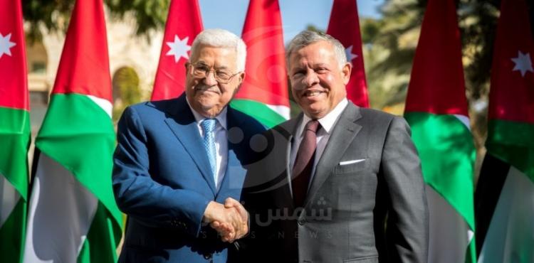 عباس والعاهل الأردني