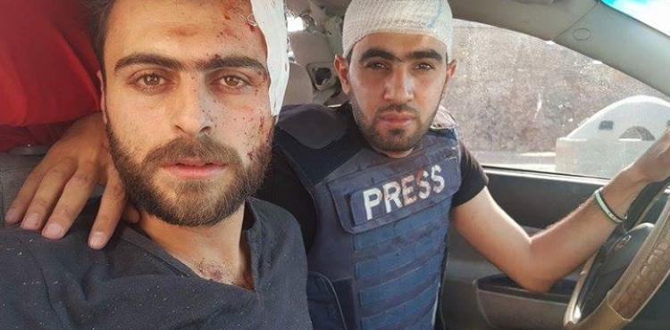 العبد الله والعيسى قبل يومين من استهدافهما بعبوة ناسفة في حلب 