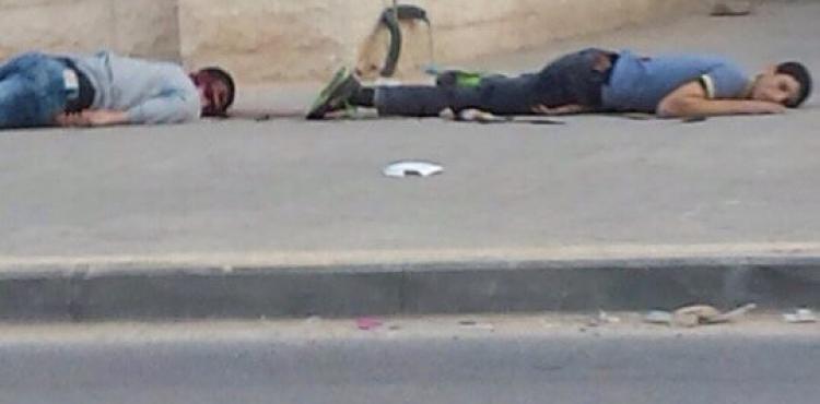 الشابين المصابين