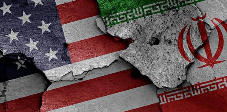 علم ايران وامريكا