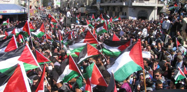 مظاهرات ضد قمع الاحتلال