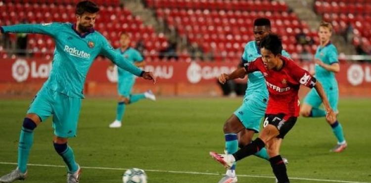 برشلونة يتجول في جزيرة مايوركا بأربعة أهداف