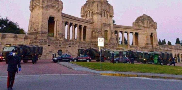 جثامين ضحايا كورونا في إيطاليا