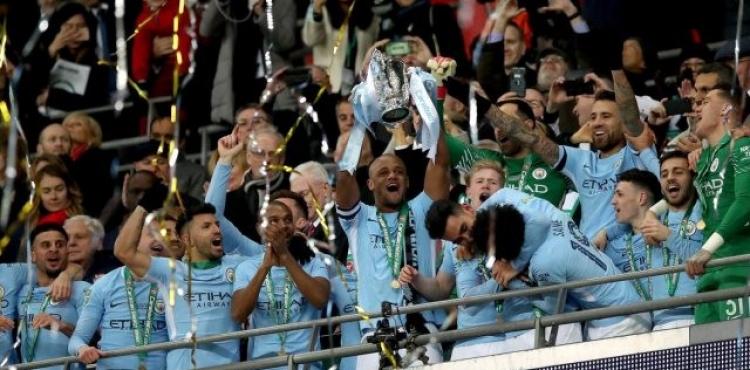 تتويج السيتي بكأس الرابطة