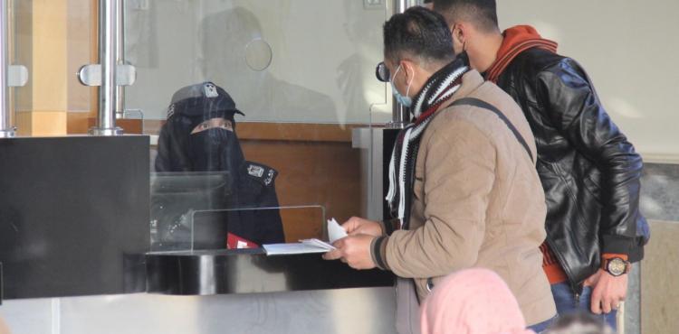 صالة الانتظار معبر رفح..jpg