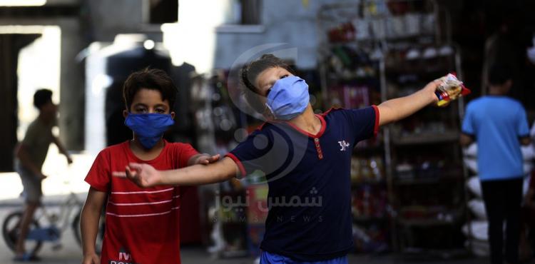 التعايش مع كورونا في غزة.jpg