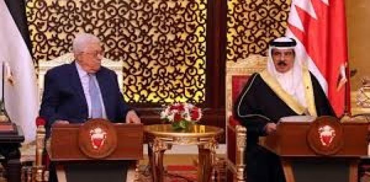 عباس وملك البحرين