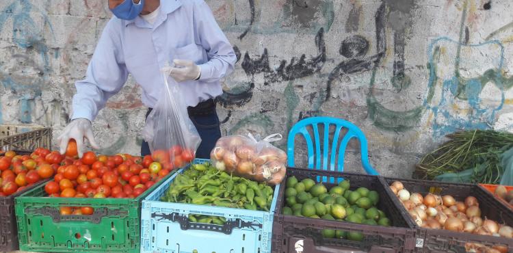 بائع من غزة في زمن كورونا