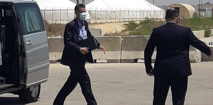 الوفد المصري يصل غزة