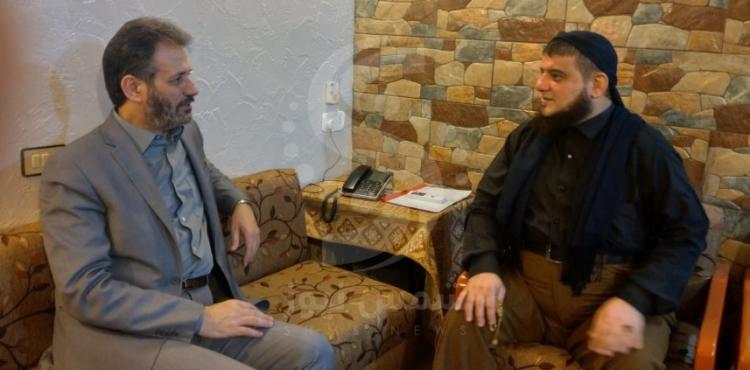 الأستاذ إحسان عطايا وأبو طارق السعدي