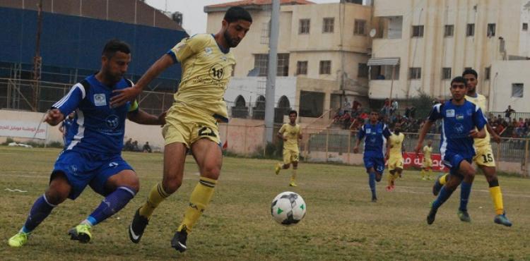 جانب من لقاء جباليا وشباب رفح