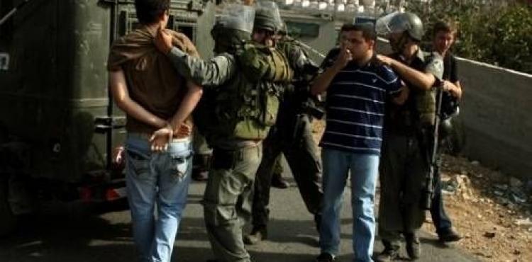 اعتقال فلسطينيين في الضفة الغربية