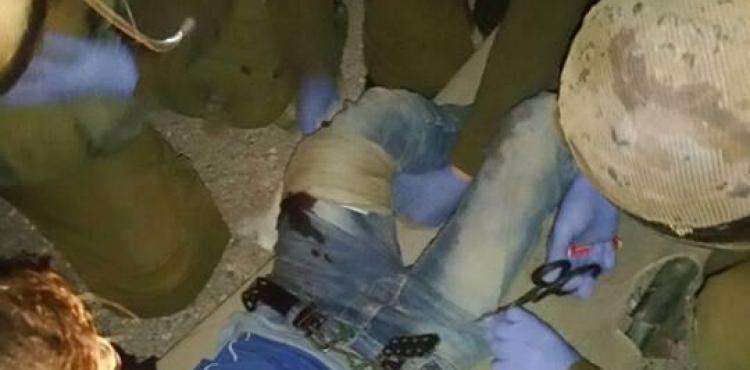 صورة الشاب المصاب في حزما