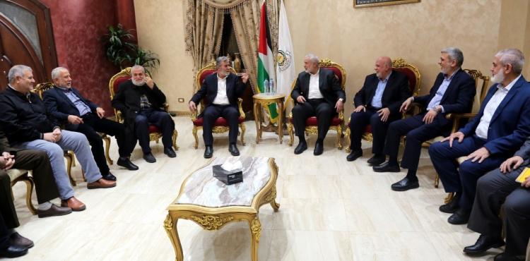 لقاء قيادة حماس والجهاد بمصر.jpg