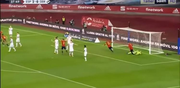 اهداف اسبانيا ضد المانيا 6 - 0.