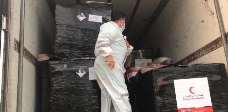 قافلة مساعدات اماراتية.jpeg