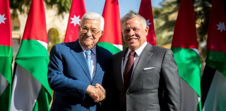 عباس والعاهل الأردني