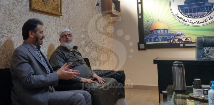 الشيخ جمال خطاب  والأستاذ إحسان عطايا