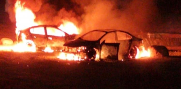 مستوطنين حرق سيارات.jpeg