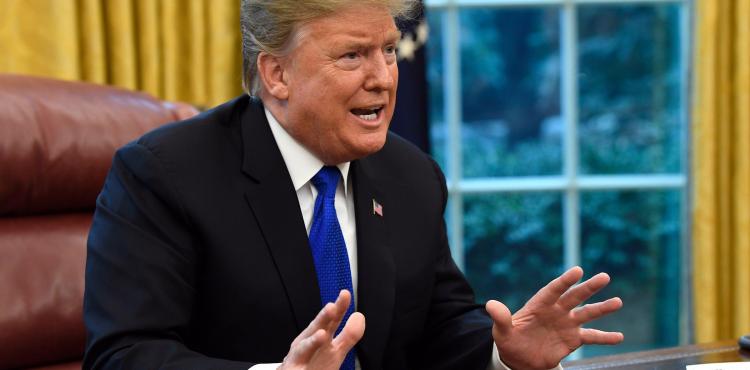 الرئيس الأمريكي دونالد ترامب