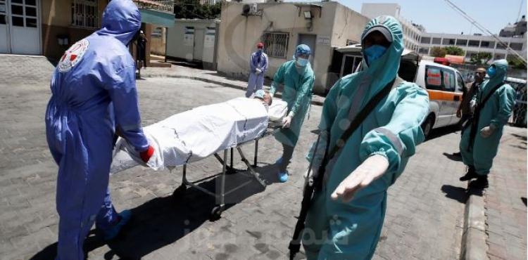 مناورة كورونا غزة.JPG