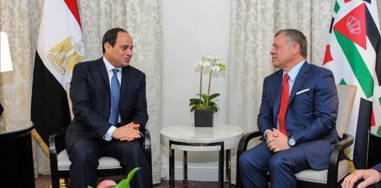السيسي والعاهل الاردني