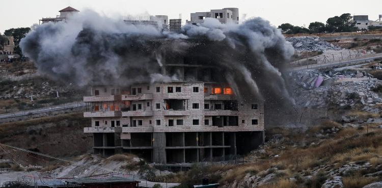 هدم أبنية في وادي الحمص