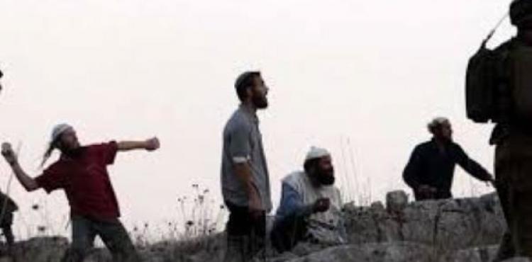 مستوطنون يرشقون بالحجارة سيارات المواطنين