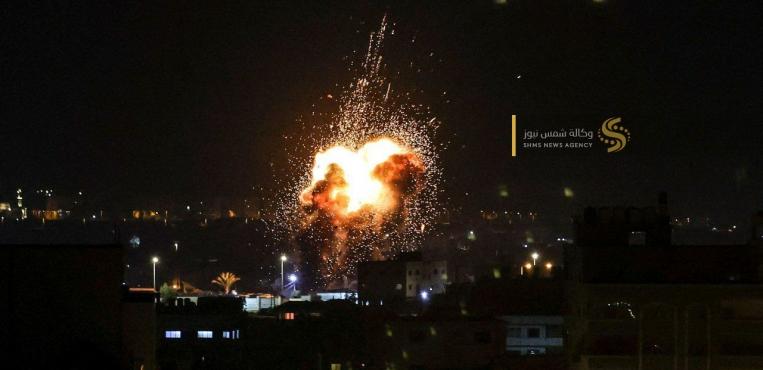 طائرات الاحتلال تشن سلسلة من الغارات على قطاع غزة