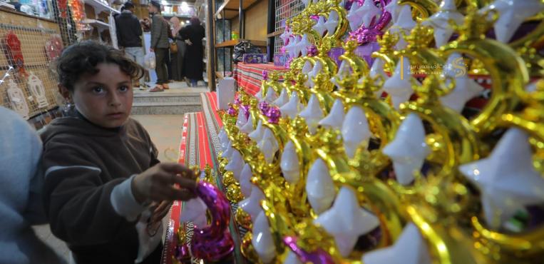 عدسة "شمس نيوز" ترصد أجواء رمضان في أسواق غزة
