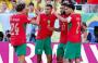 فرحة لاعبو منتخب المغرب