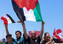 حسام حسن يرفع علم فلسطين