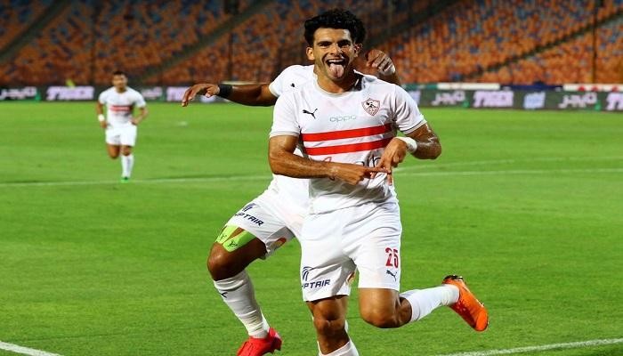 فرحة زيزو لاعب الزمالك