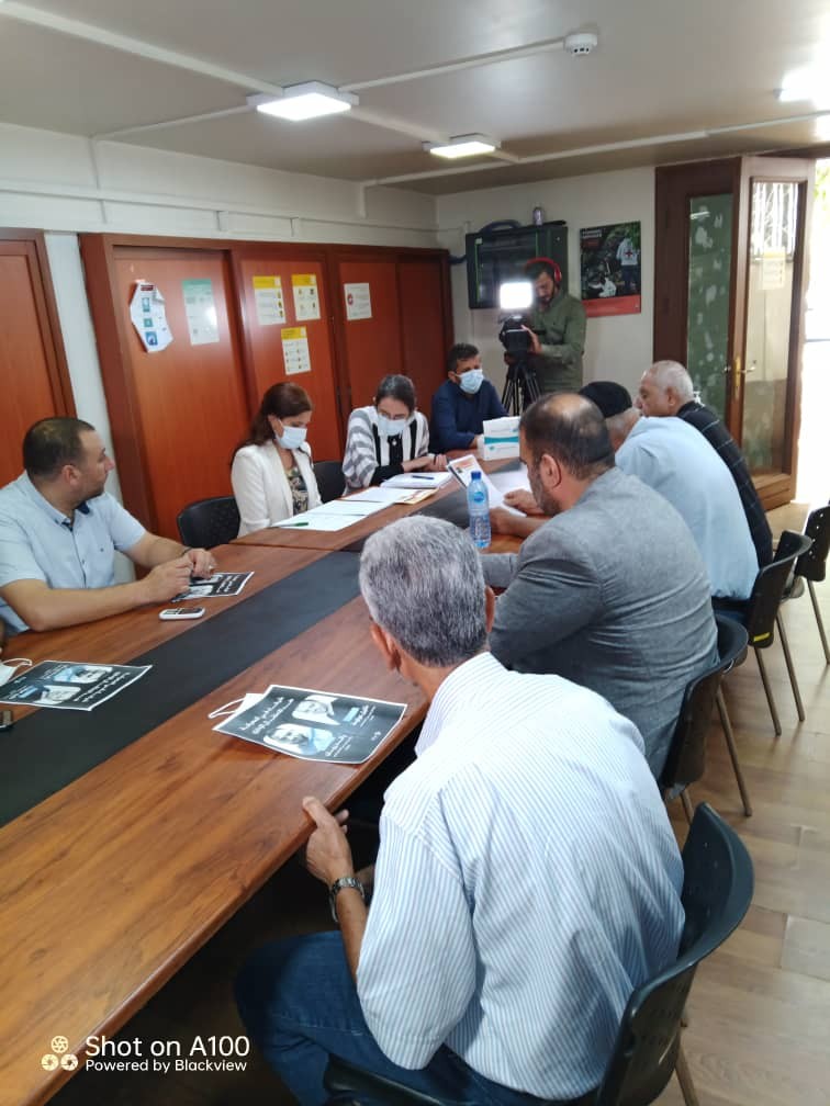 اجتماع لجنة دعم الأسرى الفلسطينيين في سجون الاحتلال ولجنة الصليب الأحمر بدمشق.jpg