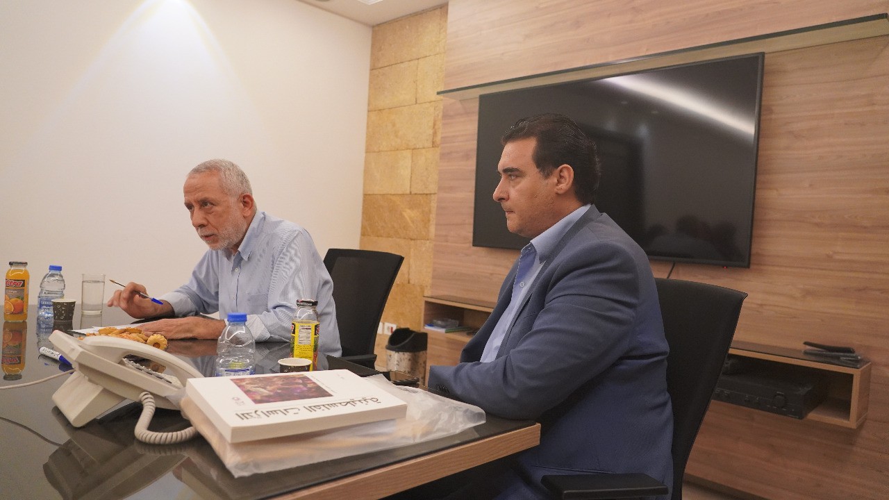 تجمع الإعلاميين الفلسطينيين في لبنان يستضيف مسؤول الدائرة السياسية في حركة الجهاد الإسلامي د. محمد الهندي 5.jpg