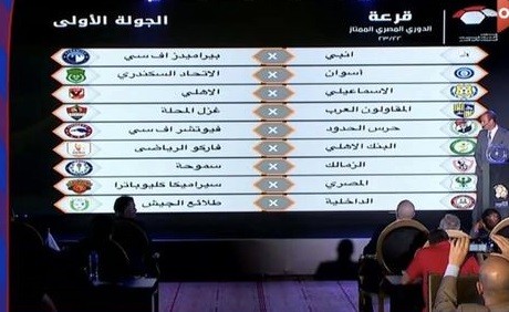 قرعة الدوري المصري 2022_2023