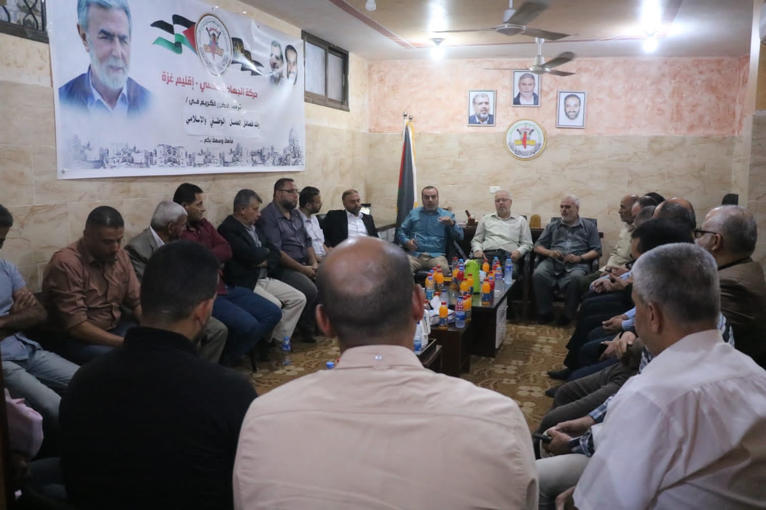 الجهاد إقليم غزة تستقبل وفدًا من الفصائل مهنئًا بذكرى الانطلاقة 5.jfif