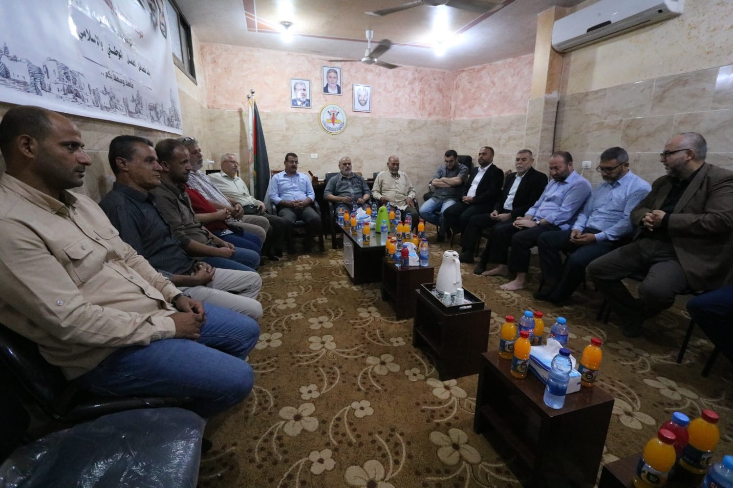 الجهاد إقليم غزة تستقبل وفدًا من الفصائل مهنئًا بذكرى الانطلاقة 4.jfif