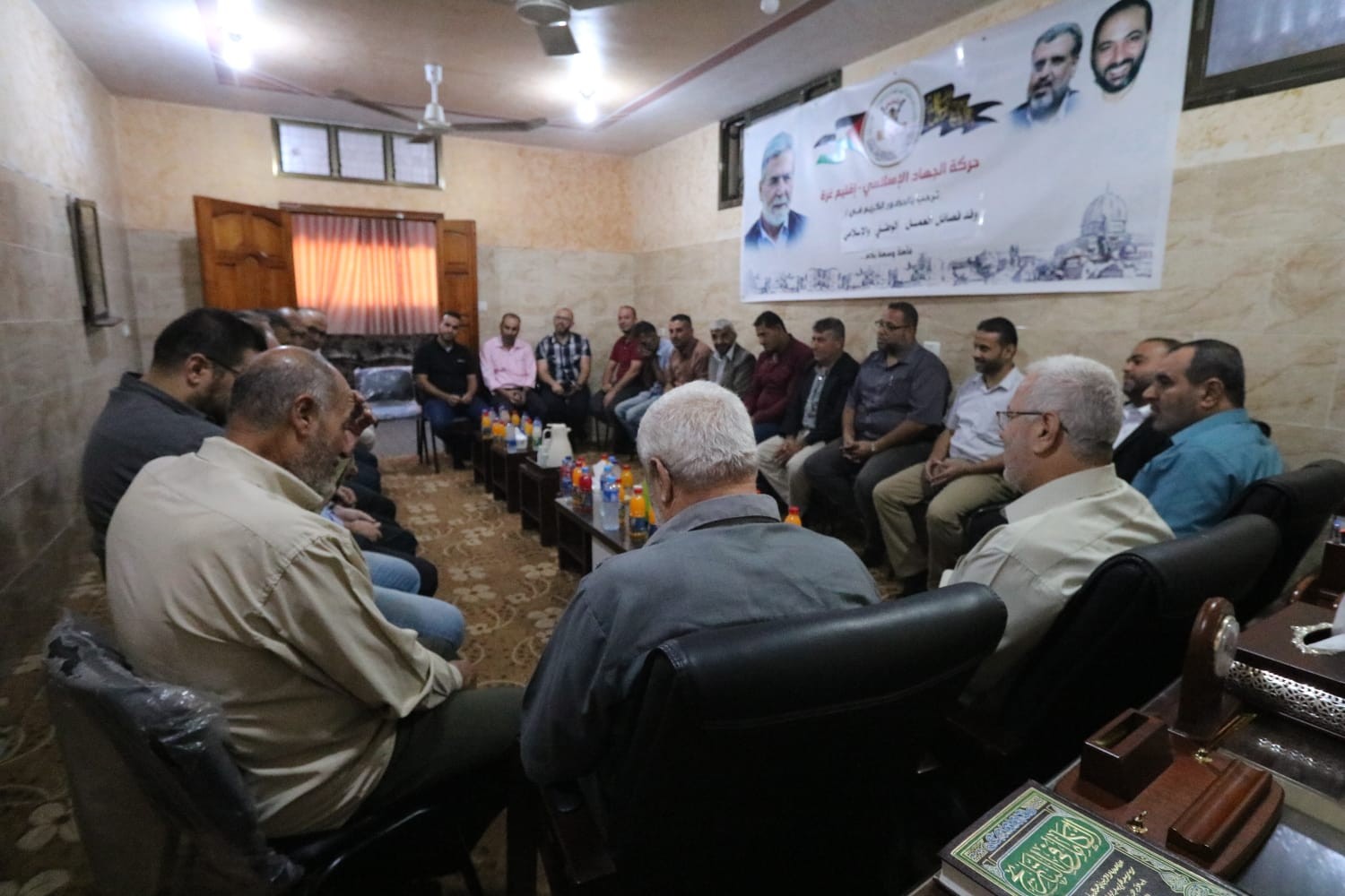 الجهاد إقليم غزة تستقبل وفدًا من الفصائل مهنئًا بذكرى الانطلاقة 1.jfif